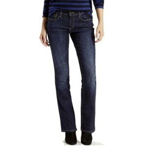 🔥051 Levi's 515 High Waist Bootcut Blue Jeans